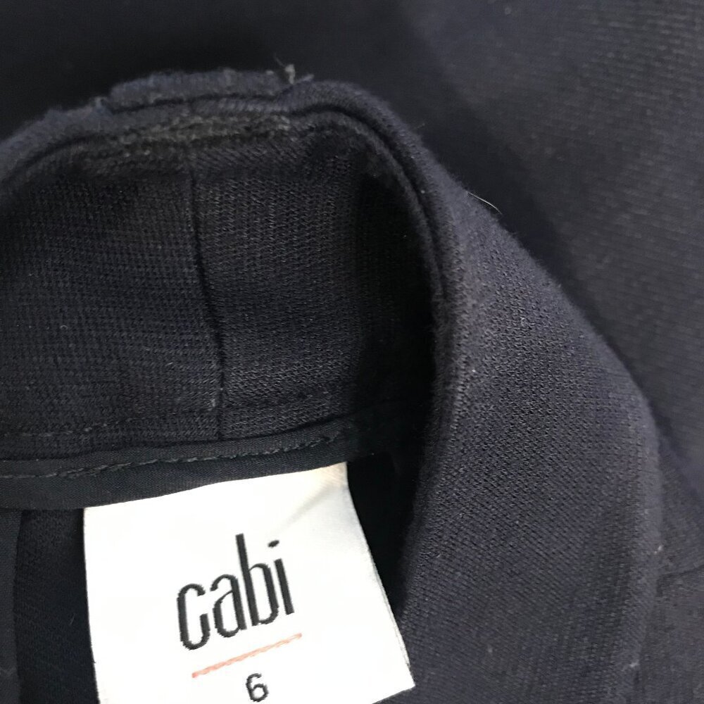 CABi ava navy blue mid rise slim fit pant size 6 - Picture 6 of 7